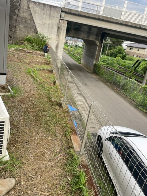 フェンス手すり取り付け